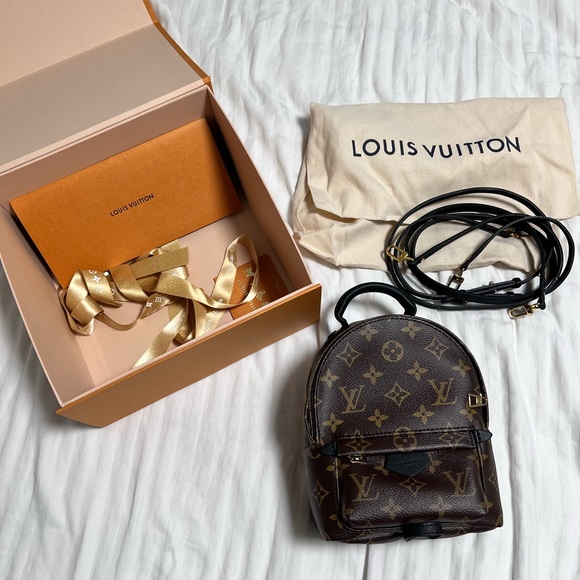 Full set Louis vuitton lv palm springs backpack mini - Picture 1 of 5